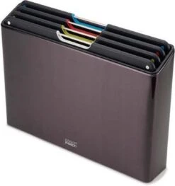 Joseph Joseph JosephJoseph - Folio - Steel - Snijplank - In Houder - Groot - Set Van 5 Stuks - Zwart -Merkloos Winkel 1127x1200 6