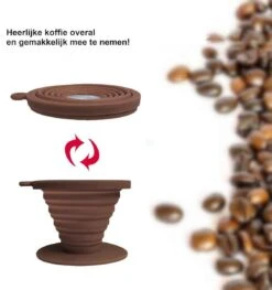 Hikr® Herbruikbare Koffiefilter - Incl. Gratis Katoenen Koffiefilter! - Filter Zonder Papier - Herbruikbaar - Opvouwbaar - Camping & Outdoor - Nr 4 Koffiefilterhouder -Merkloos Winkel 1128x1200 8