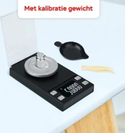 Kitchenwell Digitale Mini Precisie Keukenweegschaal - 0,001 Tot 100 Gram - 11.0 X 6.3 Cm - Pocket Scale Op Batterij - Weegschaal Keuken -Merkloos Winkel 1131x1200 4
