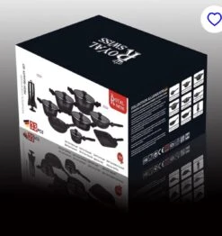 Royal Swiss® - Set Lot 33-delige - Pannenset Inductie - Steengoeden - Afneembare Handgreep - Glazen Deksel - Geschikt Voor Oven - PFAS-vrij + Keukengerei 8 Royal Swiss® - Set Lot 33-delige - Pannenset Inductie - Steengoeden - Afneembare Handgreep - Glazen Deksel - Geschikt Voor Oven - PFAS-vrij + Keukengerei -Merkloos Winkel 1133x1200 1
