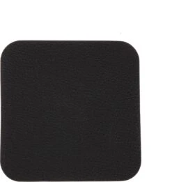 Jay Hill Onderzetters - Vegan Leer - Zwart / Cognac - Dubbelzijdig - 10 X 10 Cm - 6 Stuks -Merkloos Winkel 1135x1200 10