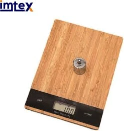 IMTEX Keukenweegschaal Bamboe - Digitale Precisie Weegschaal Tot 5000 Gram - Bruin -Merkloos Winkel 1138x1200 17