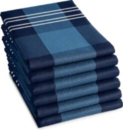 DDDDD Feller - Theedoek - Blue - 6 Stuks