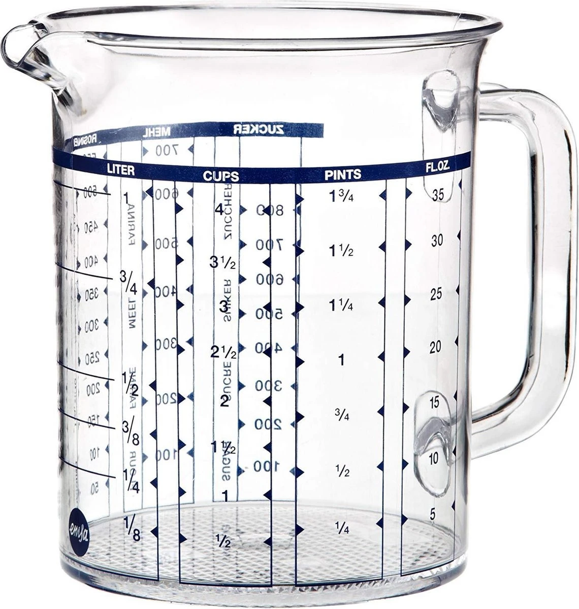 Emsa SUPERLINE Maatkan 1.0 L. Transparent 1 Emsa SUPERLINE Maatkan 1.0 L. Transparent