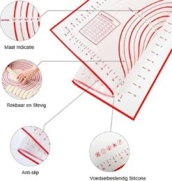 Merkloos Bakmat Anti-Stick - Siliconen - Hittebestendig - 60 X 40 Cm 17 Merkloos Bakmat Anti-Stick - Siliconen - Hittebestendig - 60 X 40 Cm -Merkloos Winkel 1143x1200 14