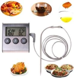 Boticz - 2-in-1 Magnetische Digitale Kern Thermometer Met Keuken Timer Alarm - Magnetische Vloeistof/Vlees Temperatuurmeter Met Meetsonde Draad & Kook Timer - 0-250 Graden Celcius - Inclusief Gratis Batterijen -Merkloos Winkel 1149x1200 12