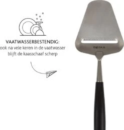 Boska Kaasschaaf Milano+ - Kaasschaaf Voor Harde Kaas - Vaatwasserbestendig - Kaasschaaf Zwart - Cadeautips - Keukengerei - Keuken Accessoires - 10 Jaar Garantie -Merkloos Winkel 1149x1200 4
