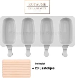 Merkloos Magnum Pops 4 | Ijsjes Vorm | Siliconen Mal | Ijs Stokjes | Cake Mould | Magnum Mold Vorm Silicone | Magnums Maker | Chocoladevorm | Instagram | Tik Tok