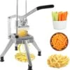 Autura Multifunctionele Frietsnijder - Groentesnijder - Patatsnijder - Roestvrijstaal - 0,5 Inch Snijblad