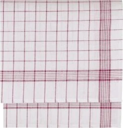 Treb Horecalinnen Glasdoeken 4 Stuks Wit Met Rode Lijnen 70x70cm - Treb Towels -Merkloos Winkel 1152x1200 1