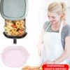Consumerce® Siliconen AirFryer Mandje Roze Medium (18cm) – AirFryer Accesoires – AirFryer Bakjes Siliconen – AirFryer Siliconen Bakje – AirFryer Bakpapier Siliconen – AirFryer Bakpapier XL – AirFryer Bakje – AirFryer Bakvorm – Heteluchtfriteuse