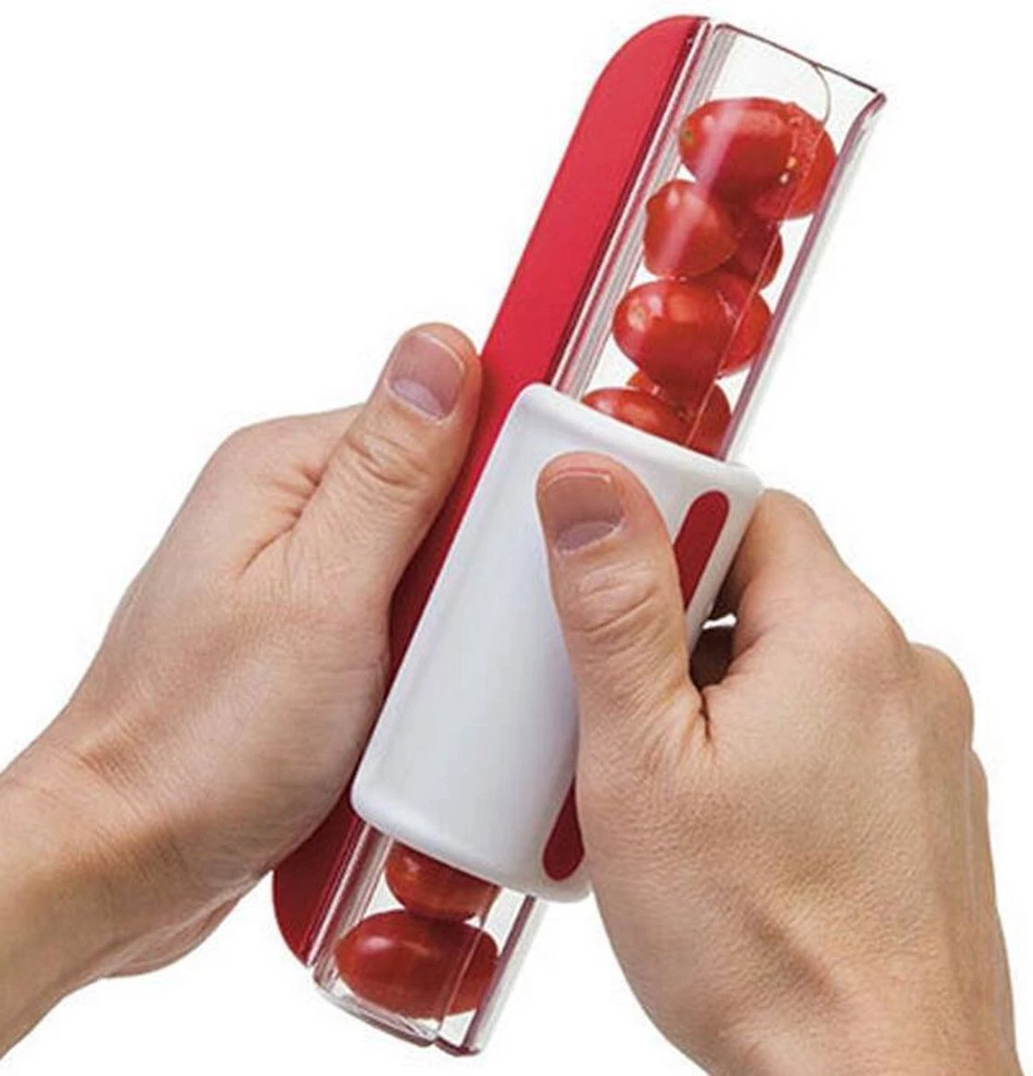 Zip Slicer - Fruitsnijder - Tomatensnijder - Druiven Snijder - Keuken Tool - Salade Snijder - Fruit Slicer 2 Zip Slicer - Fruitsnijder - Tomatensnijder - Druiven Snijder - Keuken Tool - Salade Snijder - Fruit Slicer - Afbeelding 2