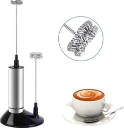 Perow Elektrische Melkopschuimer - Handmatige Melkschuimer - Melkopklopper - Zilver - RVS - Inclusief Batterijen 13 Perow Elektrische Melkopschuimer - Handmatige Melkschuimer - Melkopklopper - Zilver - RVS - Inclusief Batterijen -Merkloos Winkel 1156x1200 17