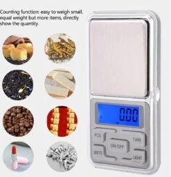 IMTEX Mini Precisie Weegschaal - Van 0,01 Tot 100 Gram - Zilver -Merkloos Winkel 1156x1200 9