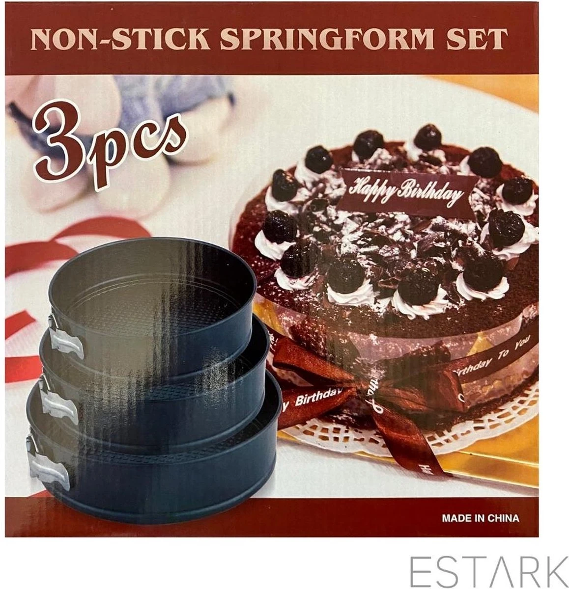 ESTARK® 3-Delige Ronde RVS Oven Bakvorm - Springvorm Set - Bak Vorm Voor Oven - Bakblik Taartvorm - Voor Het Bakken Van Cake Taarten Quiche - Cakevorm - Quichevorm - Taartblik Ring Metalen Ovenvorm - Rond - Ovenbakvorm 23/26/28cm - Set Van 3 11 ESTARK® 3-Delige Ronde RVS Oven Bakvorm - Springvorm Set - Bak Vorm Voor Oven - Bakblik Taartvorm - Voor Het Bakken Van Cake Taarten Quiche - Cakevorm - Quichevorm - Taartblik Ring Metalen Ovenvorm - Rond - Ovenbakvorm 23/26/28cm - Set Van 3 - Afbeelding 11