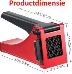 Merkloos Frietsnijder | Groentesnijder | Patatsnijder | Multifunctioneel | Met Handleiding | Sterke Messen -Merkloos Winkel 1162x1200 8