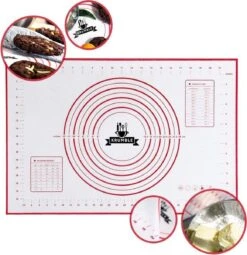 Siliconen Bakmat 60 X 40 Cm | Anti-slip En Anti-kleef Oven- En Patisseriemat | Hygienisch En Afwasbaar