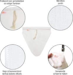 Amazy Set Van 2 Notenmelkzakken Van Hennep Incl. Inzetstuk Met Applicatietips | 100% Natuurlijk - Veelzijdig Zeefdoek Voor Het Bereiden Van Notenmelk, Groentesappen En Smoothies (2 Stuks | Driehoek) 9 Amazy Set Van 2 Notenmelkzakken Van Hennep Incl. Inzetstuk Met Applicatietips | 100% Natuurlijk - Veelzijdig Zeefdoek Voor Het Bereiden Van Notenmelk, Groentesappen En Smoothies (2 Stuks | Driehoek) -Merkloos Winkel 1165x1200 7