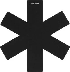 Krumble Panbeschermer 20/30/38cm Set Van 3 / Voor Tussen De Pannen / Beschermset - Zwart