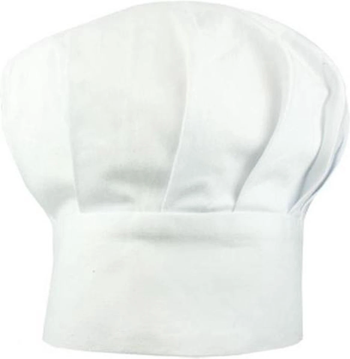 Merkloos Benza Koksmuts Voor Kinderen - Wit 2 Merkloos Benza Koksmuts Voor Kinderen - Wit - Afbeelding 2