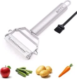 Merkloos Dunschiller - Julienne & Groenteschiller - Groentesnijder - Uiensnijder - Spiraalsnijder - Sliertensnijder - Multifunctionele