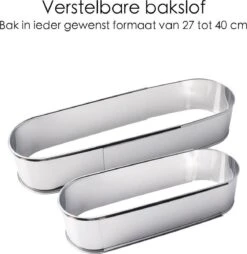 Roestvrijstalen Sloffenring - Verstelbaar Bakframe - RVS - 27 - 40 Cm – Sloffen – Taarten - Vruchtentaarten - Bakslof Verstelbaar -Merkloos Winkel 1168x1200 10