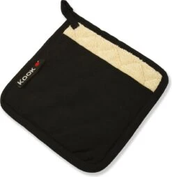 KOOK Pannenlap - Zwart
