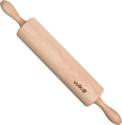 Uulki Ecologische Deegroller Uit Europees Beukenhout – Houten Deegrol Met Handvatten En Draaiende Roller 720