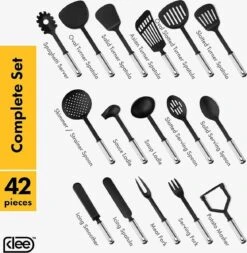 Kookgerei Set - Zwart - 42-delig - Keukengerei -Merkloos Winkel 1171x1200 4