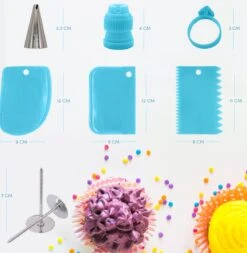 Merkloos Taart Decoratie Bakset - 236 Delig - Spuitzak Met Spuitmondjes - Taartplateau - Taartvorm - Taarttopper -Merkloos Winkel 1172x1200 10