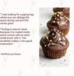 Premium Spuitzak Set Van 6 - Grote Herbruikbare Spuitzak Van Katoen, Vaatwasserbestendig Met Geschenkverpakking, 6 Roestvrijstalen Spuitmonden, Adapter, Reinigingsborstel En E-book Met Tips Van Kitchtic. 9 Premium Spuitzak Set Van 6 - Grote Herbruikbare Spuitzak Van Katoen, Vaatwasserbestendig Met Geschenkverpakking, 6 Roestvrijstalen Spuitmonden, Adapter, Reinigingsborstel En E-book Met Tips Van Kitchtic. -Merkloos Winkel 1173x1200 10