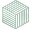 Krumble Pannenonderzetter Hexagon / Pan Onderzetter / Pannen Onderzetter / Siliconen / Hittebestendig - Groen