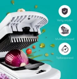 Cavos - Multifunctionele Groentesnijder - Mandoline - Uiensnijder - Frietsnijder - Rasp - Vlijmscherp - BPA-vrij 15 Cavos - Multifunctionele Groentesnijder - Mandoline - Uiensnijder - Frietsnijder - Rasp - Vlijmscherp - BPA-vrij -Merkloos Winkel 1173x1200 4
