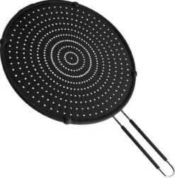 YUGN Anti Spatdeksel 30 CM - Ideale Antispatdeksel Voor Pannen - RVS En Siliconen Materiaal - Cadeau Tip