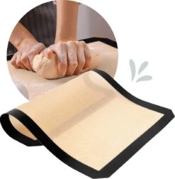 Merkloos Bakmat Siliconen - 40x30 - Hittebestendig + Ovenbestendig - Ovenmat - Anti Kleef Laag - Herbruikbaar - Rechthoekig