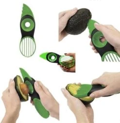 Merkloos Avocado Snijder - Avocadosnijder - Keukengadget - Avocado - Premium 3 In 1