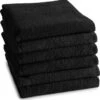DDDDD Keukendoek Logo - 50x55 Cm - Black - 6 Stuks