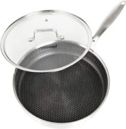 Honingraat Heavy Duty Anti-aanbak Koekenpan - Steelpan - Wok - Met Deksel 30 Cm - Gas - Elektrisch - Inductie - Oven 17 Honingraat Heavy Duty Anti-aanbak Koekenpan - Steelpan - Wok - Met Deksel 30 Cm - Gas - Elektrisch - Inductie - Oven -Merkloos Winkel 1179x1200 3