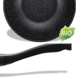 Luxe Swiss Wokpan - Ø 28 Cm - Marmeren Coating - Inductie - Met Glazen Deksel - Zwart -Merkloos Winkel 1180x1200 3