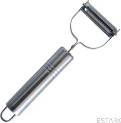 ESTARK® Dunschiller - Julienne & Groenteschiller - Groentesnijder - Uiensnijder - Spiraalsnijder - Juliennerasp - Juliennesnijder - Sliertensnijder - Multifunctionele Groenten Schiller Aardappel Schiller - Dunschiller RVS 26 ESTARK® Dunschiller - Julienne & Groenteschiller - Groentesnijder - Uiensnijder - Spiraalsnijder - Juliennerasp - Juliennesnijder - Sliertensnijder - Multifunctionele Groenten Schiller Aardappel Schiller - Dunschiller RVS -Merkloos Winkel 1181x1200 2