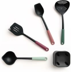 Brabantia Tasty+ Kookgerei Set - 4-delig Plus Houder - Mixed Colours -Merkloos Winkel 1181x1200 6