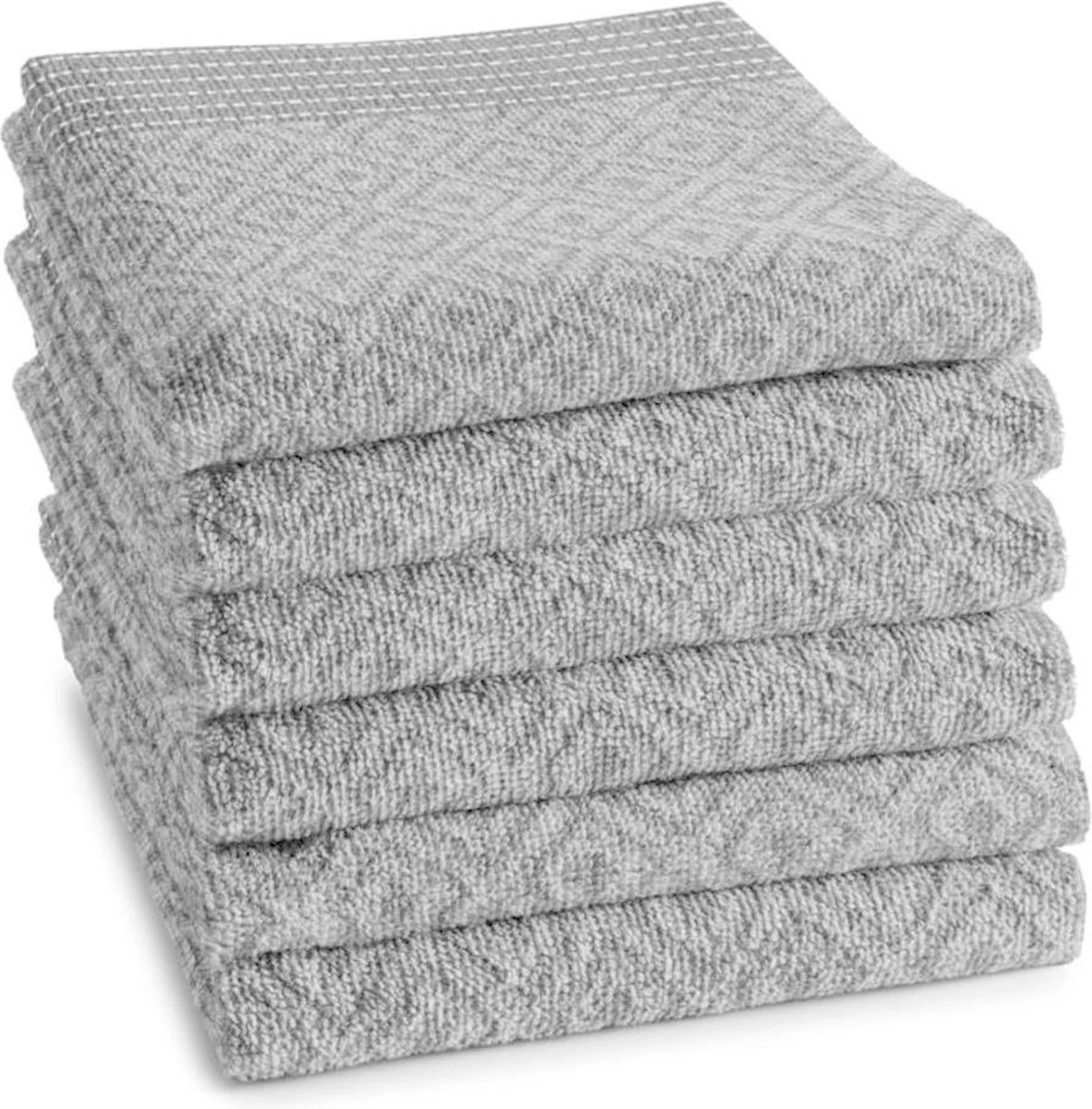 DDDDD Keukendoek Akira 50 X 55 Grey Per 6 Stuks 1 DDDDD Keukendoek Akira 50 X 55 Grey Per 6 Stuks