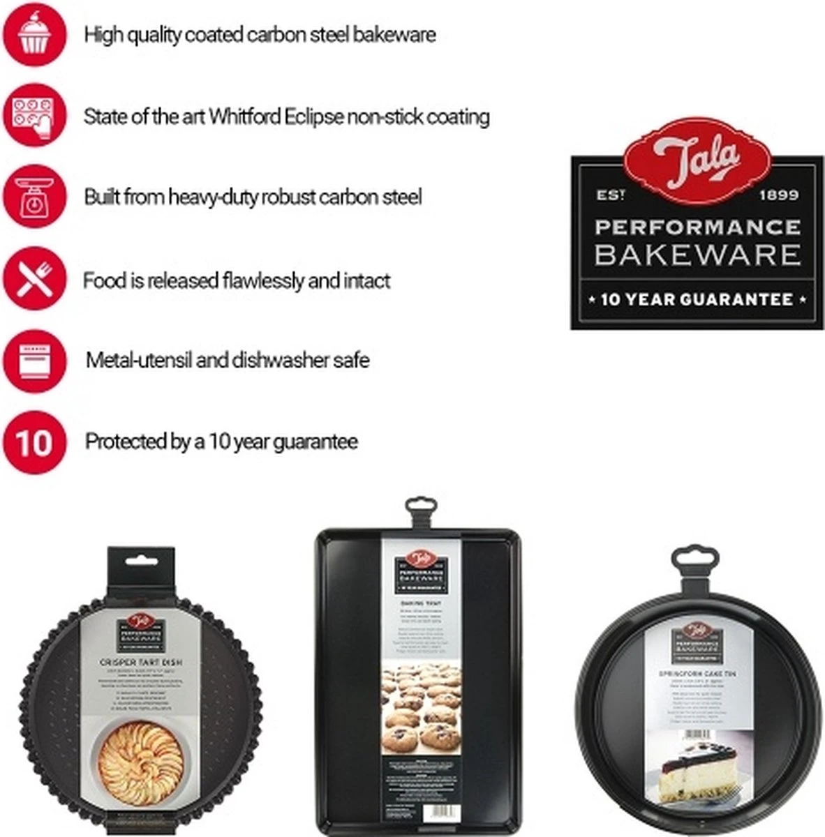 Crisper Tray Bakplaat, Geperforeerd, 39.5 X 27 X 2 Cm - Tala | Performance 5 Crisper Tray Bakplaat, Geperforeerd, 39.5 X 27 X 2 Cm - Tala | Performance - Afbeelding 5