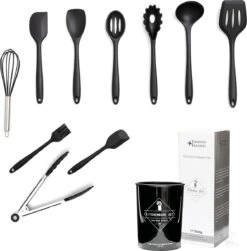 Keukengerei Set 11 Delig - Hittebestendig / BPA Vrij / Siliconen - Kookgerei Met Houder -Merkloos Winkel 1183x1200 19