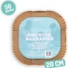 Airfryer Bakpapier - 50 Stuks - Airfryer Wegwerp Bakjes - Heteluchtfriteuse Wegwerpbakjes - Airfryer Bakjes