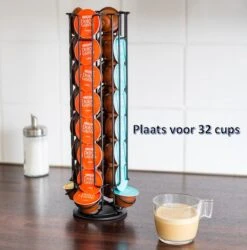 Daily Products Capsulehouder - Dolce Gusto - Cuphouder - Voor 32 Cups - Koffiecups Houder - 360° Draaibaar - Zwart -Merkloos Winkel 1185x1200 15