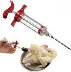 Merkloos OWO - Marinade Injector Spuit - Injectiespuit Voor Vlees - BBQ
