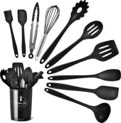 Keukengerei Set 11 Delig - Hittebestendig / BPA Vrij / Siliconen - Kookgerei Met Houder -Merkloos Winkel 1186x1200 4