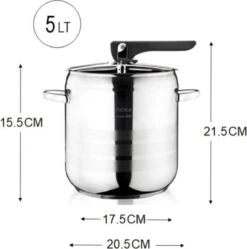 Zilan Easy - Snelkookpan - Pressure Cooker - Geschikt Voor Alle Warmtebronnen Ook Inductie - 4 Liter 10 Zilan Easy - Snelkookpan - Pressure Cooker - Geschikt Voor Alle Warmtebronnen Ook Inductie - 4 Liter -Merkloos Winkel 1189x1200 7