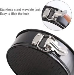 BOTC 3-delige Bakvorm Set - Springvorm - Cakevorm - Bakvormen - Taartvorm - Maten: 4/7/9 Inch -Merkloos Winkel 1192x1200 44